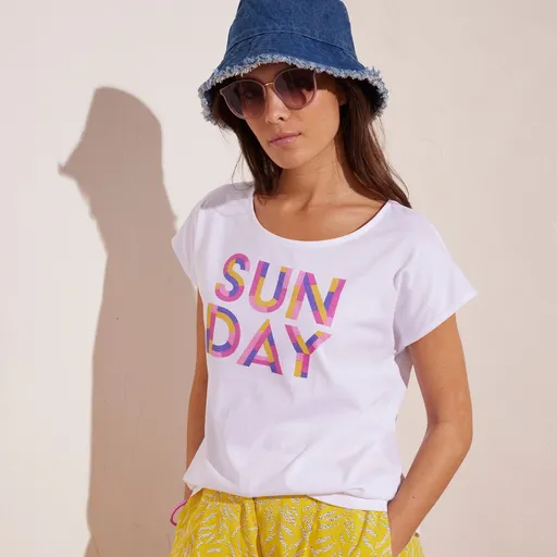 Tričko s potlačou "Sunday"