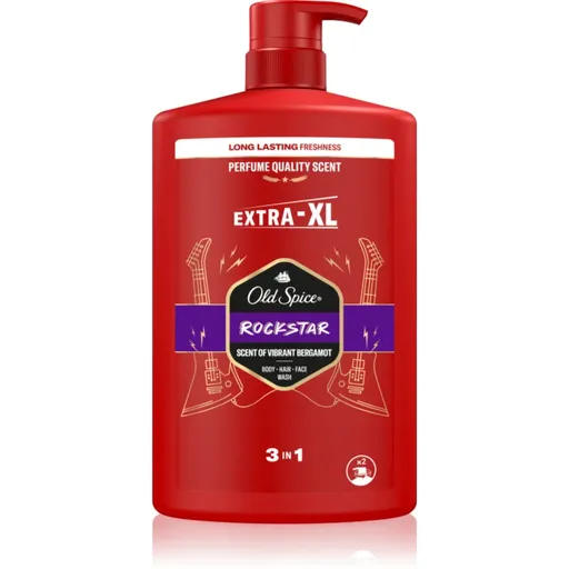 Old Spice RockStar sprchový gél pre mužov na tvár, telo a vlasy 1000 ml