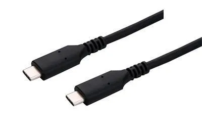 C-TECH kábel USB 4.0, Type-C (CM/CM), PD 100W, 40Gbps, 0, 5m, čierny