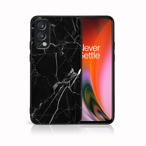 MY ART Ochranný obal OnePlus Nord 2 5G -BLACK MARBLE (142)