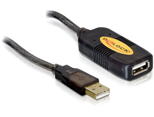 Delock USB 2.0 kábel, predlžujúci AA samec/samica 10m, aktívny