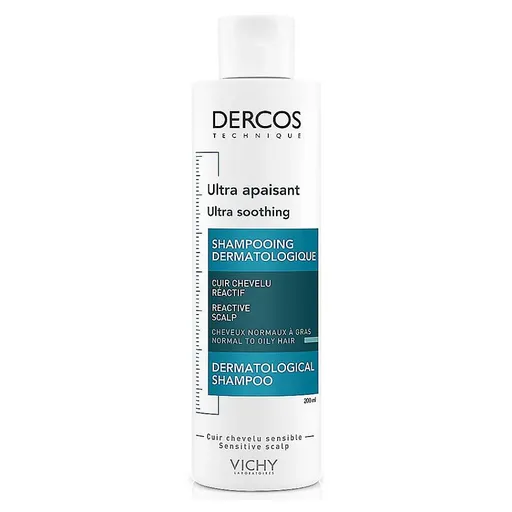 VICHY Dercos Technique Ultrazklidňující šampón pre normálne až mastné vlasy 200 ml