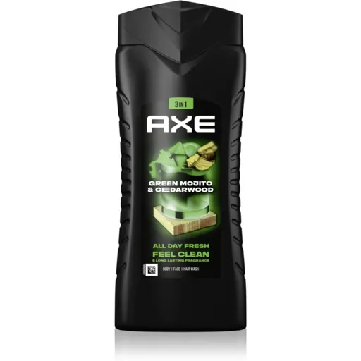 Axe Mojito & Cedarwood sprchový gél na tvár, telo a vlasy 400 ml