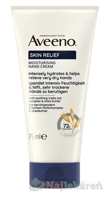 Aveeno SKIN RELIEF Hydratačný krém na ruky 75ml