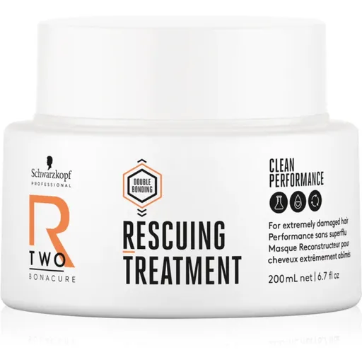 Schwarzkopf Professional Bonacure R-TWO Rescuing Treatment maska na vlasy pre extrémne poškodené vlasy 200 ml