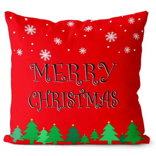 Vankúš Merry Christmas (Veľkosť: 55 x 55 cm)