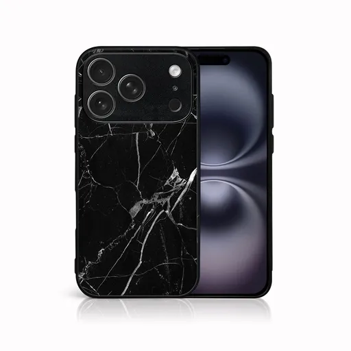 MY ART Ochranný kryt pre Apple iPhone 17 Pro Max BLACK MARBLE (142)