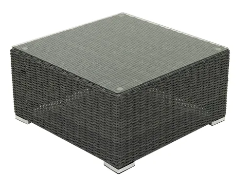 DEOKORK Ratanový stolík/taburet SEVILLA (antracit)