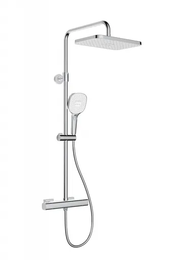 KFA - Dažďová hlavica Malaga s termostatickou sprchou, nástenná, chróm 5756-910-00