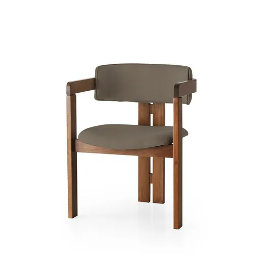 Jedálenská stolička CO Light Brown and Walnut