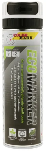 COLOR MARK ECOMARKER - Značkovací kriedový sprej na dočasné značenie biela kriedová, 0,5 L