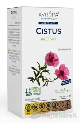 AVROPA Cistus krétsky bylinné kvapky 50ml