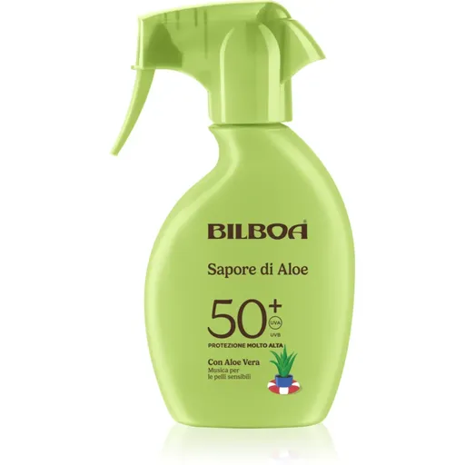 Bilboa Sapore di Aloe Trigger opaľovací sprej s aloe vera SPF 50+ 250 ml