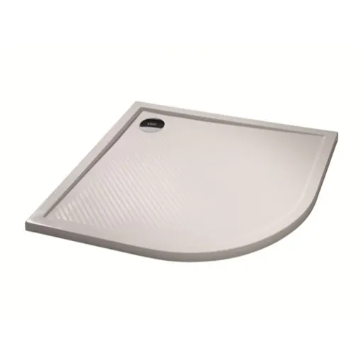 Huppe Purano sprchová vanička štvrťkruhová hüppe 80x80 cm liaty mramor 202150.055