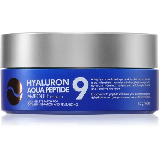 Medi - Peel Hyaluron Aqua Peptide 9 hydrogélová maska na očné okolie s peptidmi 60 ks