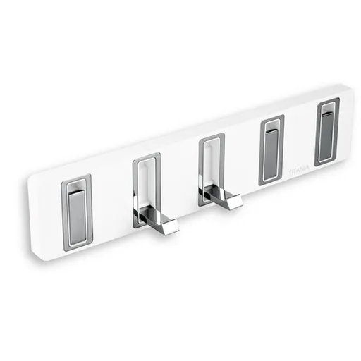 Novaservis Yacore háčik biela/chróm 65543.4