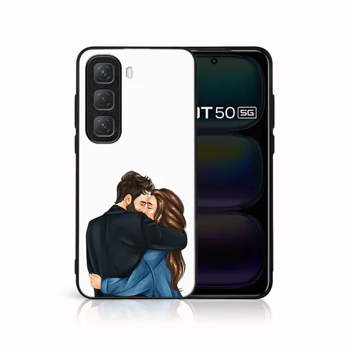 MY ART Ochranný kryt pre Infinix Hot 50 COUPLE (117)
