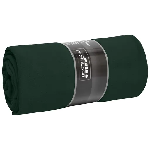 James & Nicholson (Daiber) Veľká fleecová deka JN1902 - Tmavozelená