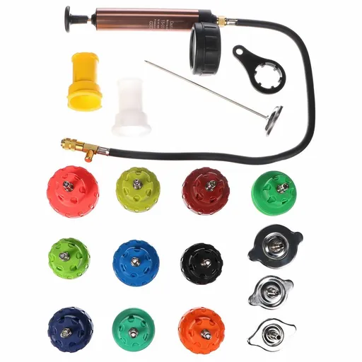 Sixtol Sada na testovanie chladiaceho systému MECHANIC COOLING TESTER 18, 0-2,5 bar, 18 ks