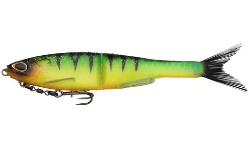 Berkley gumová nástraha powerbait nessie firetiger - 22 cm 57 g