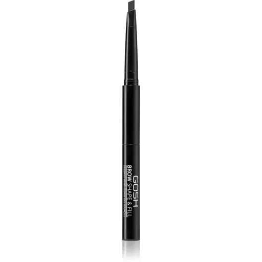 Gosh Brow Shape & Fill obojstranná ceruzka na obočie odtieň 002 Greybrown 0.5 g