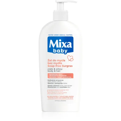 Mixa Baby sprchový gél a šampón 2 v 1 400 ml