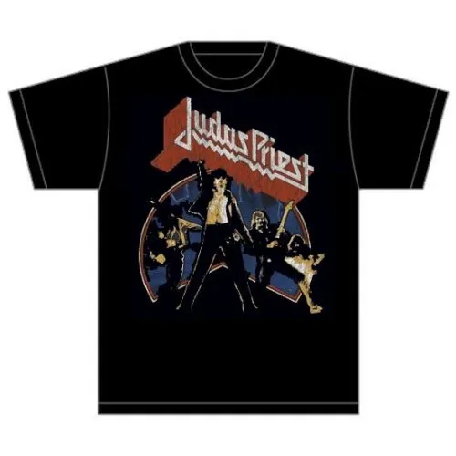 Judas Priest tričko Unleashed Version 2 Čierna XL