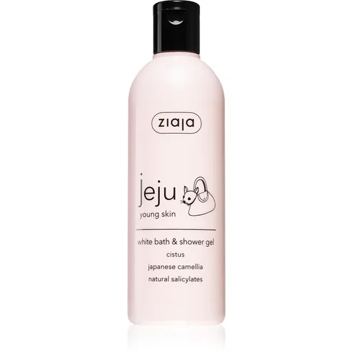 Ziaja Jeju Young Skin sprchový a kúpeľový gél biely 300 ml