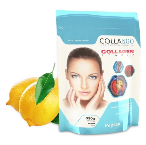 COLLANGO Collagen hydrolyzovaný kolagén s vitamínom C a so zinkom príchuť citrón 330 g