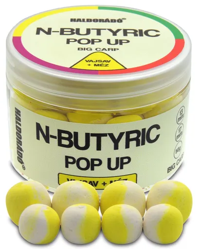 Haldorádó pop-up n-butyric big carp 50 g 13+17 mm kyselina maslová - med