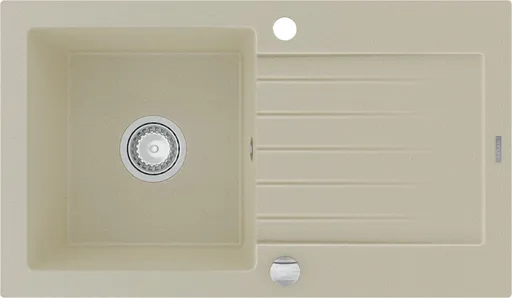 MEXEN MEXEN - Pablo granitový drez 1 s odkvapkávačom 752x436 mm, béžová 6510751010-69
