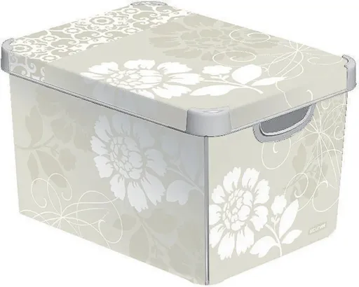 CURVER Úložný box ROMANCE L s vekom | sivá