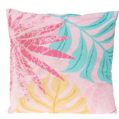 Vankúšik Leaf modrá, 45 x 45 cm