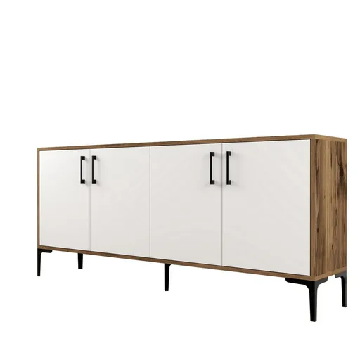 Skrinka Kiev Walnut and White