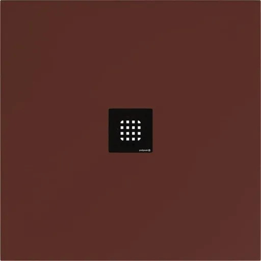 Polysan Flexia sprchová vanička štvorcová 90x90 cm liaty mramor hnedá 71546.71