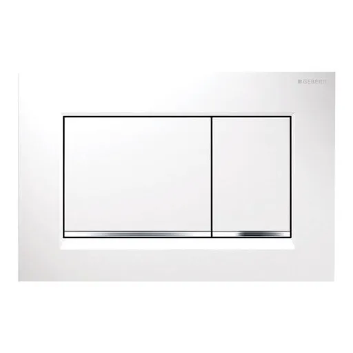 Geberit Sigma30 ovládacie tlačidlo plast biele lesklé 115.883.KJ.1