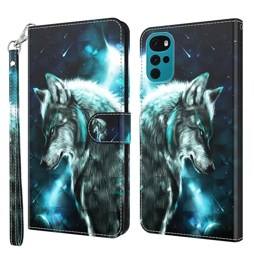 ART Peňaženkový kryt Motorola Moto G22 WOLF