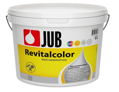 REVITALCOLOR - mikroarmovaná fasádna farba biely 15 l