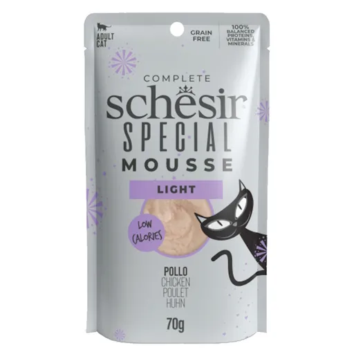 SCHESIR Special Mousse Light kapsička pre mačky kura 70 g
