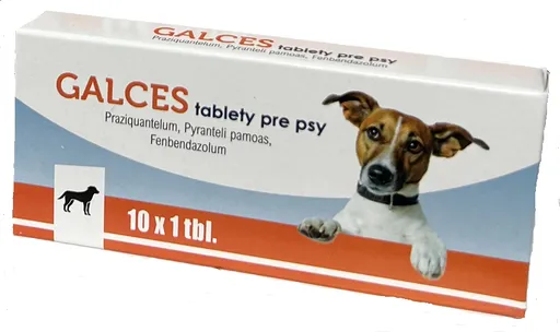 Galces tablety na odčervenie psov 10 tabliet