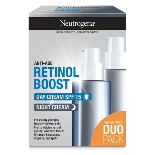 NEUTROGENA Retinol Boost pleťový denný + nočný krém 2 x 50 ml
