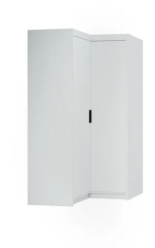 ArtLemp Rohová šatníková skriňa ELLEN 2D | biela