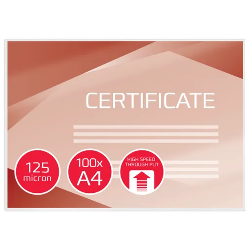 GBC Laminovacie vrecká HighSpeed A4 2x125Mic 100pcs