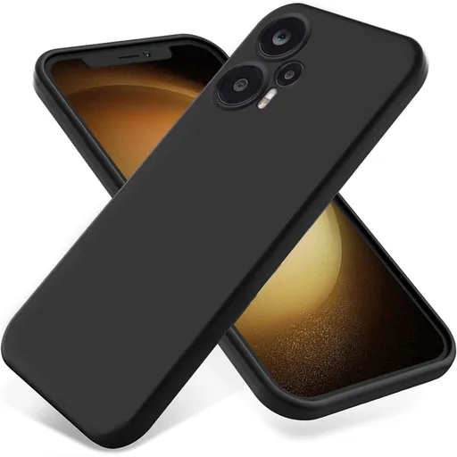 RUBBER Ochranný kryt pre Xiaomi Poco F5 čierny