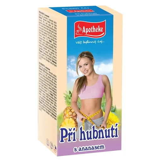 APOTHEKE  Pri chudnutí s ananásom čaj 20 vrecúšok