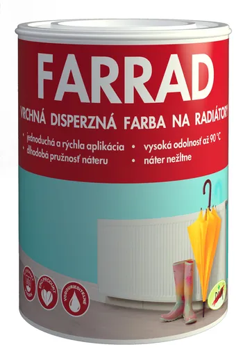 PAM Farrad - Farba na radiátory biely 3 kg