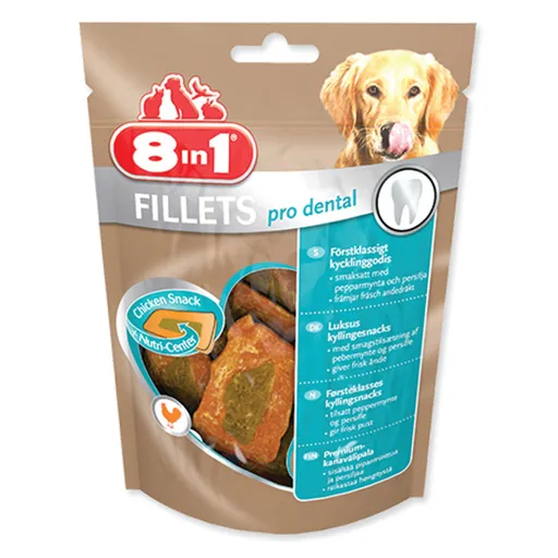 8IN1 Fillets Dental pre psov 80 g
