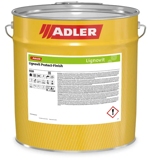 ADLER LIGNOVIT PROTECT FINISH - Tenkovrstvá lazúra na báze vody PROTECT - Tanne 4 L