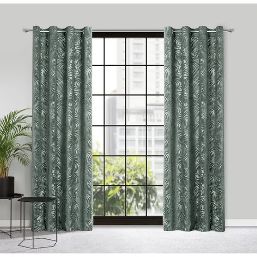 ArtFir Zatemňovací záves LIVIA K | zelená 140 x 250 cm