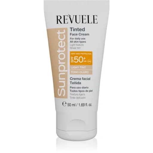 Revuele Sunprotect Tinted Face Cream tónovací ochranný krém SPF 50+ odtieň Light Tint 50 ml